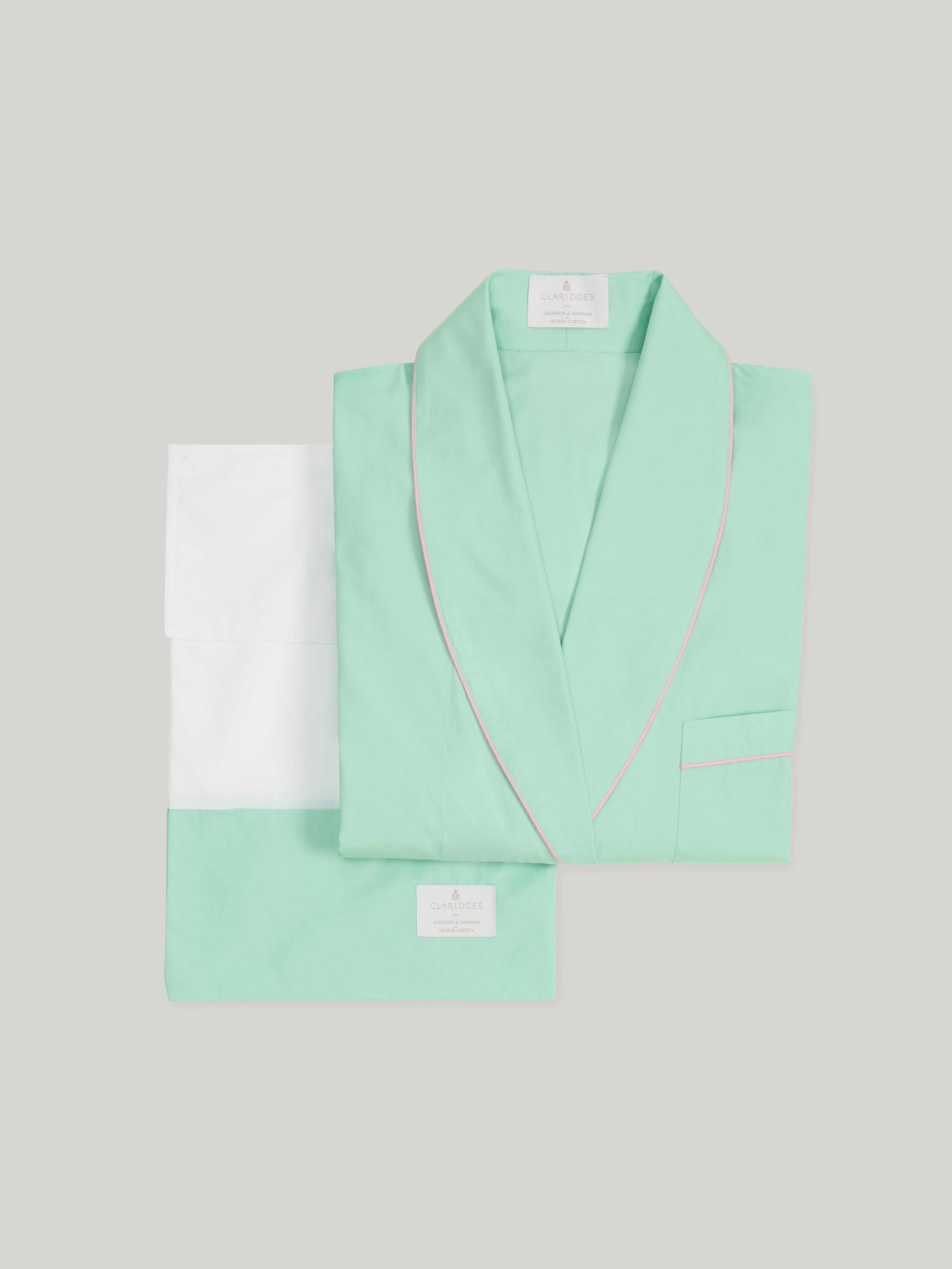 Claridge's x Anderson & Sheppard Men's Jade Robe