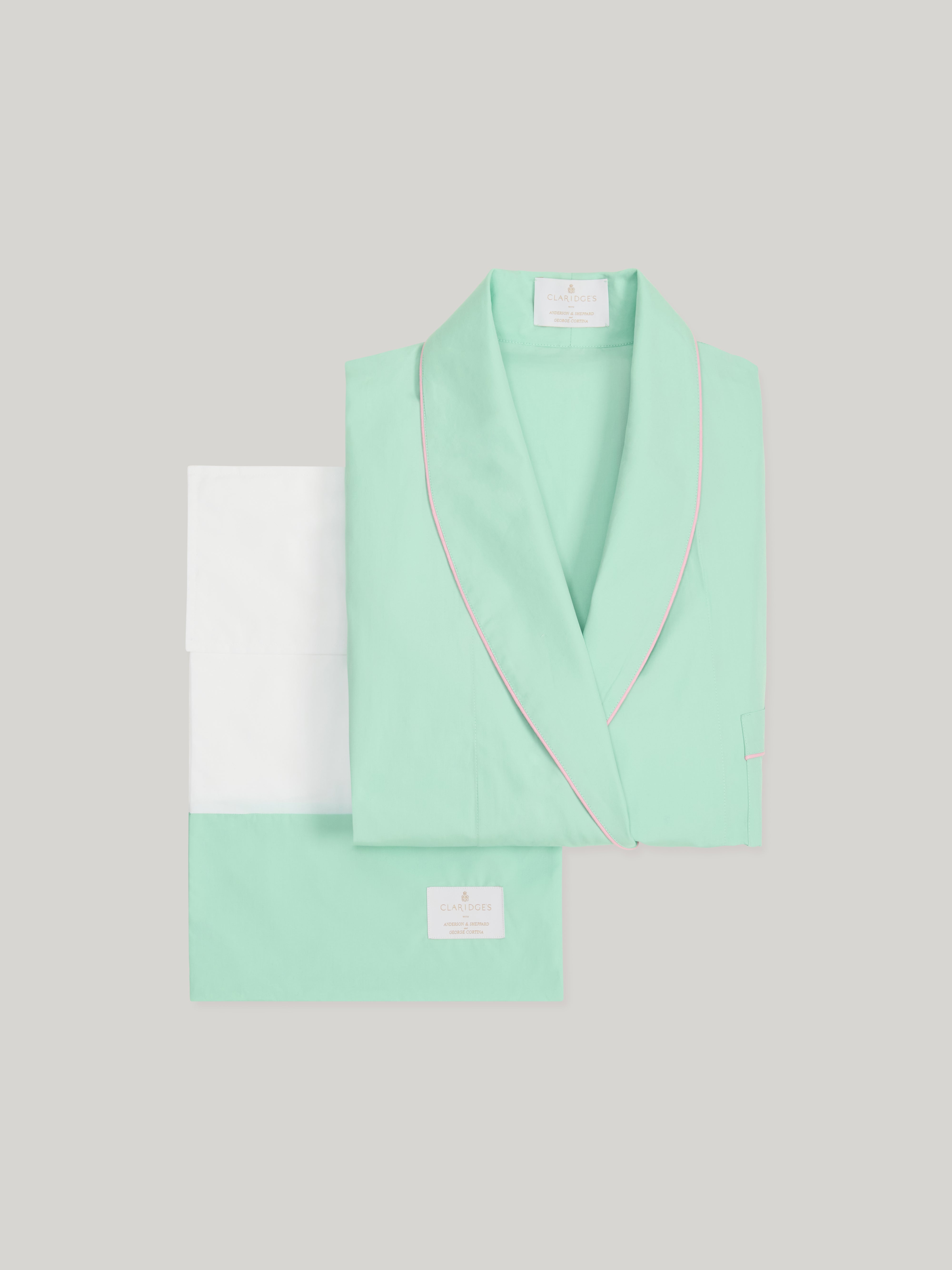 Claridge's x Anderson & Sheppard Women's Jade Robe