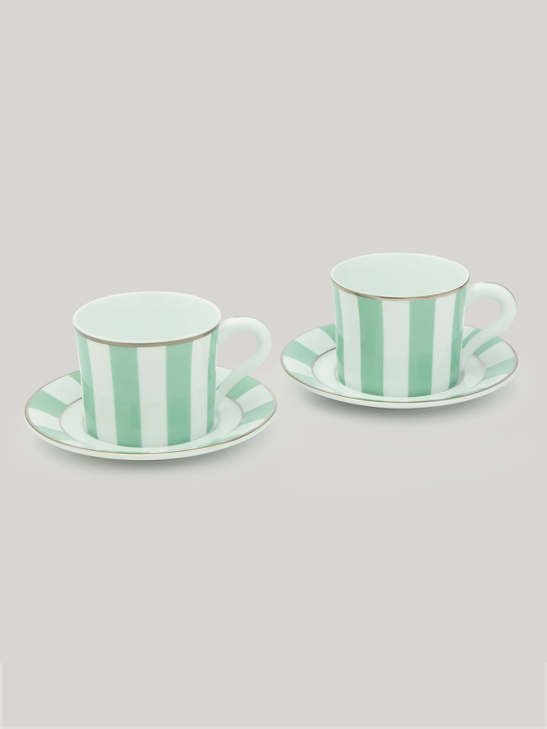 Claridge's Foyer Tea Cup & Saucer Set of Two