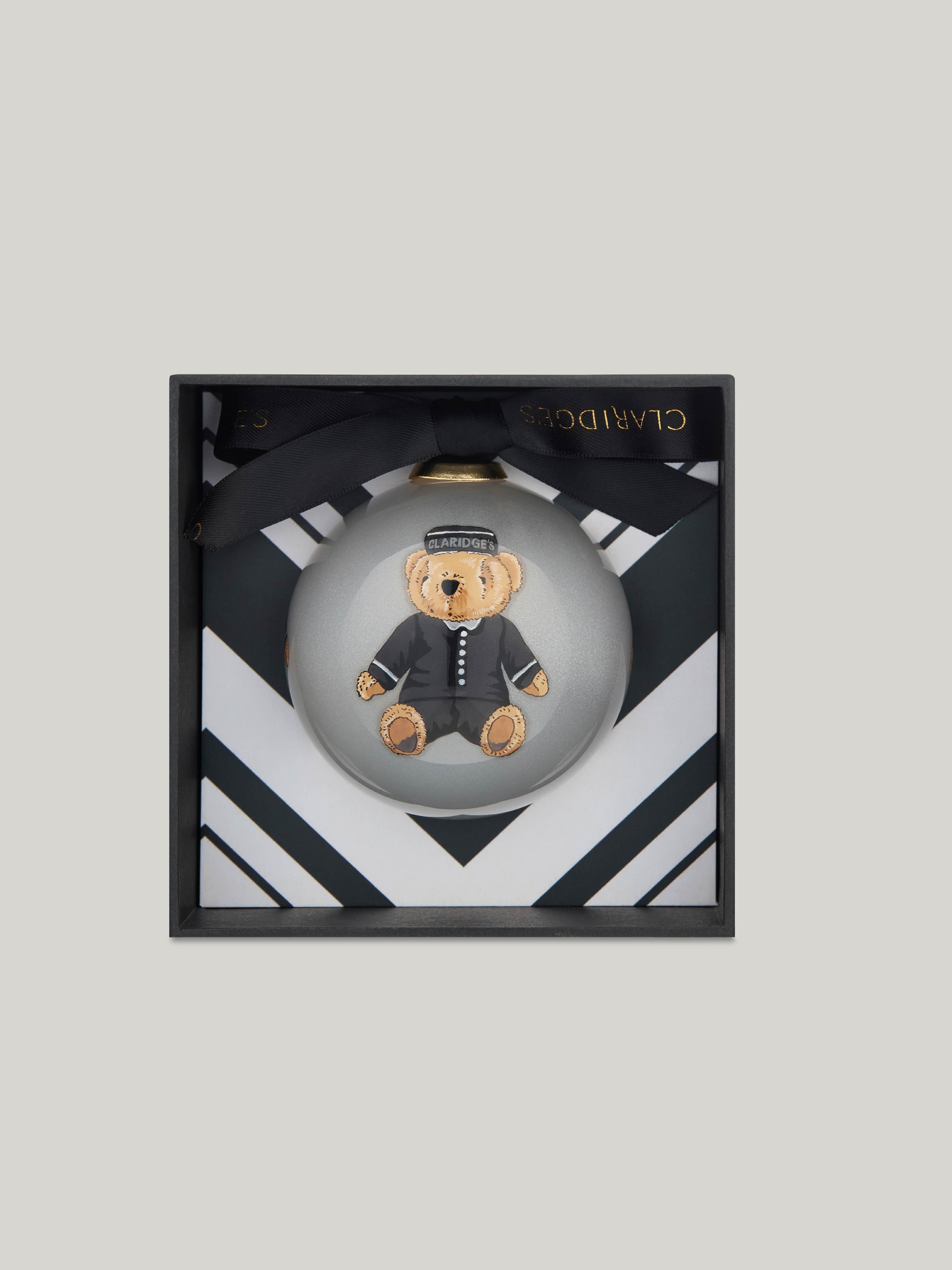 Claridge's Bell Boy Teddy Bauble