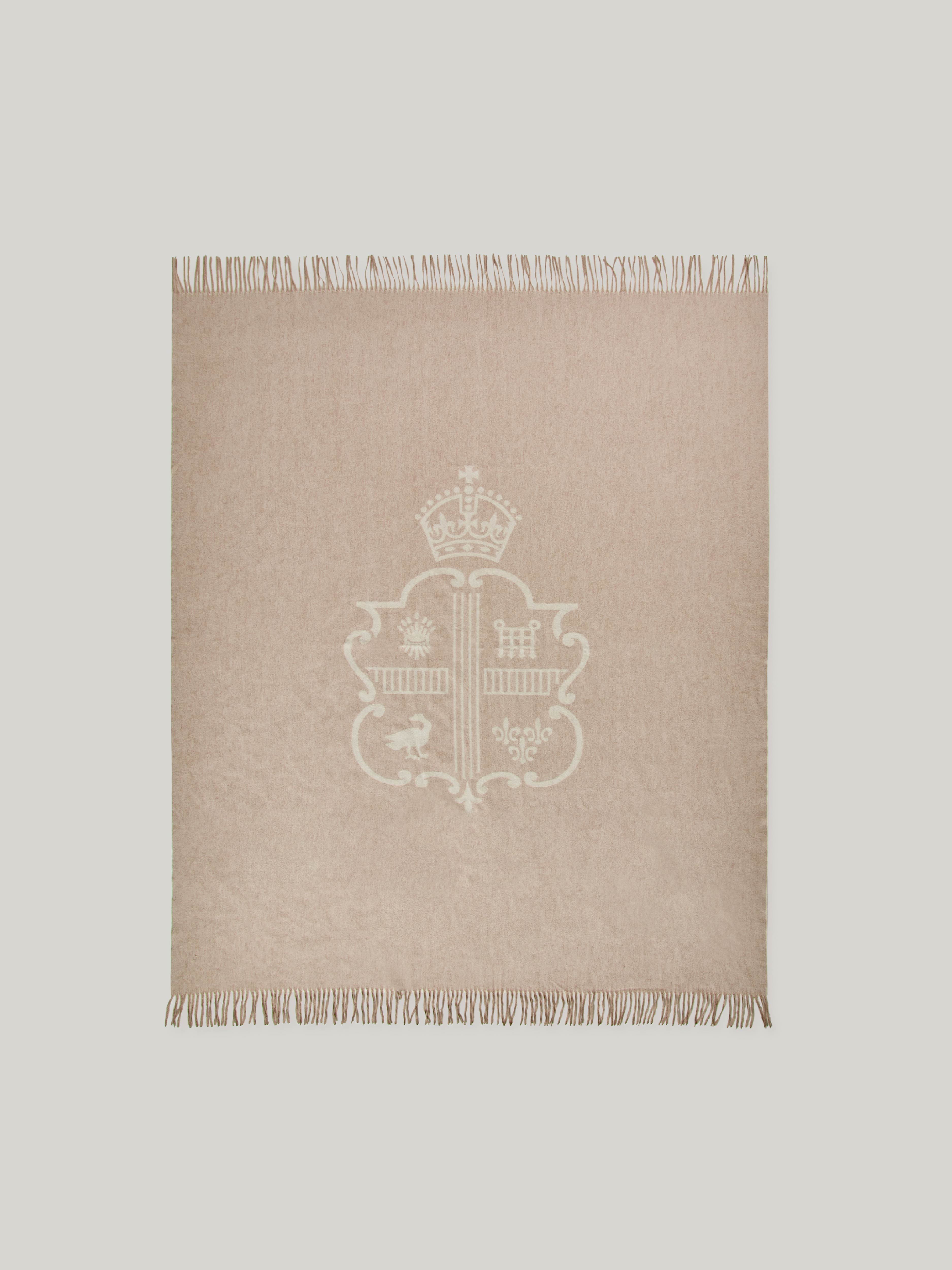 Claridge’s Cashmere Crest Blanket
