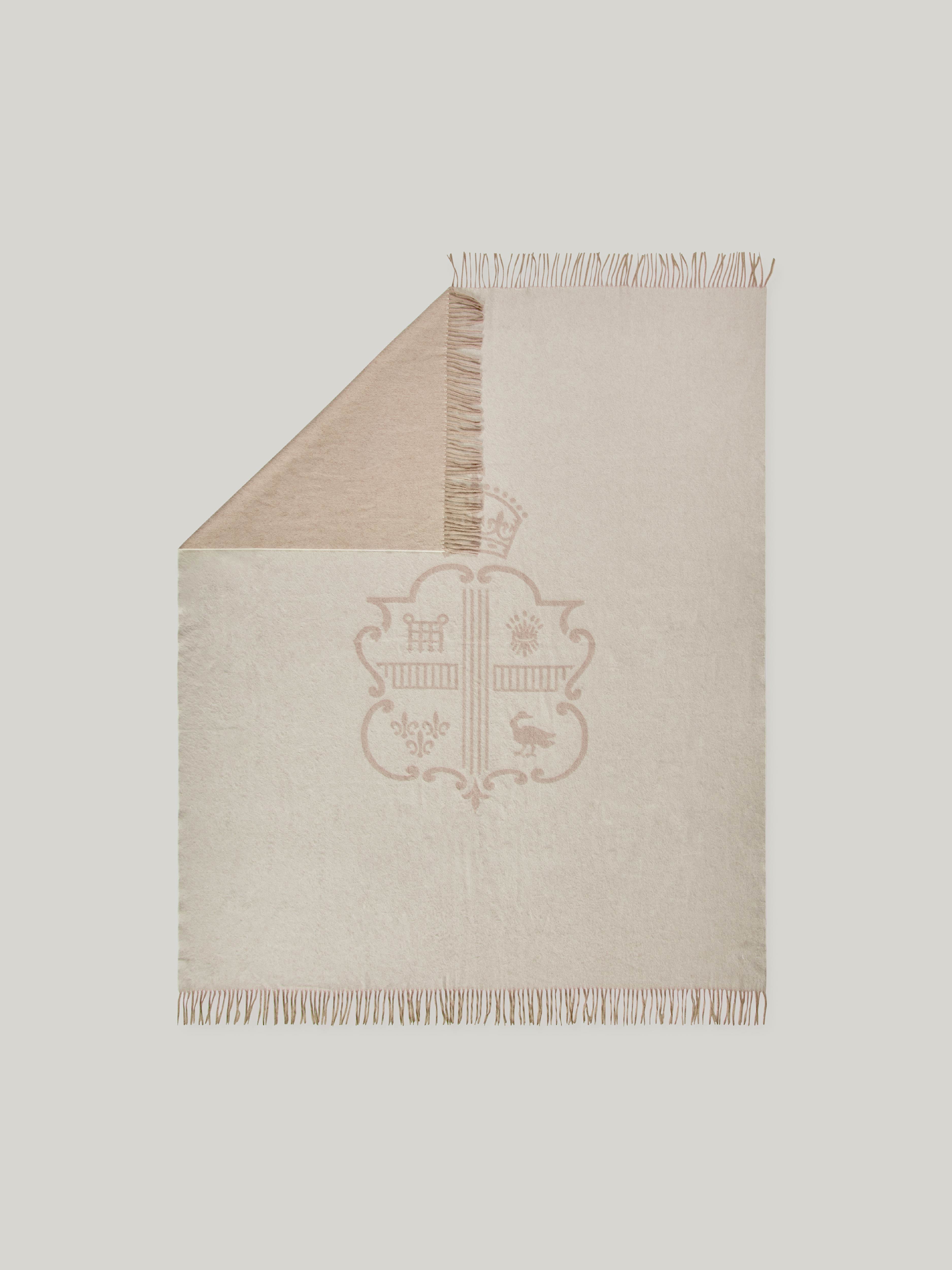 Claridge’s Cashmere Crest Blanket