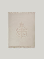 Claridge’s Cashmere Crest Blanket