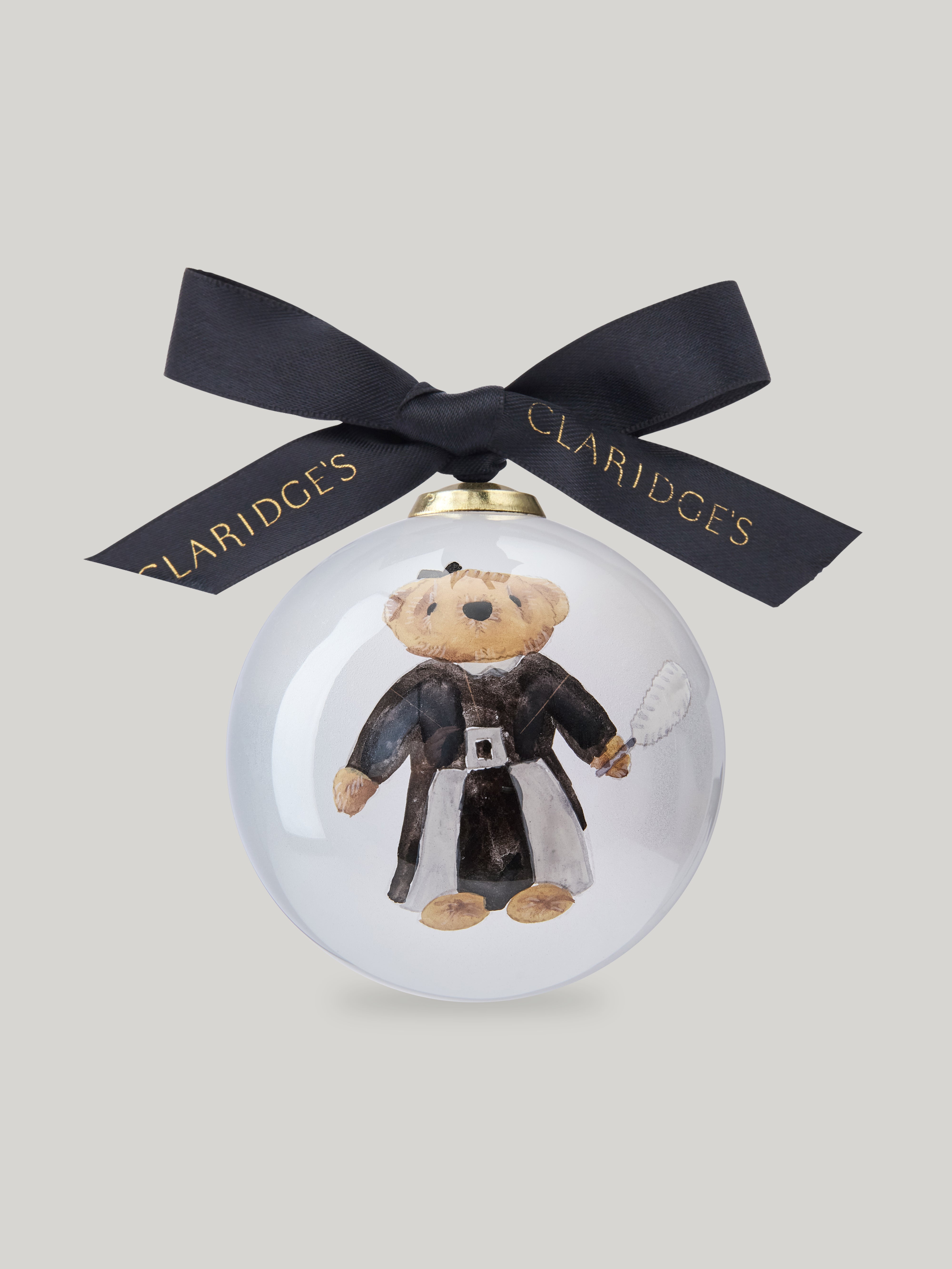 Claridge's Teddies Set of Two Baubles