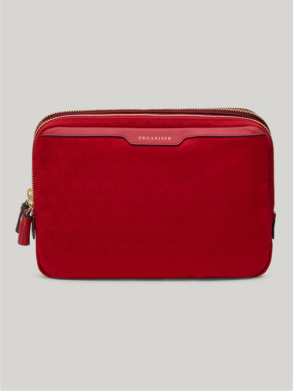 Anya Hindmarch A5 Organiser Duo Pouch in Red