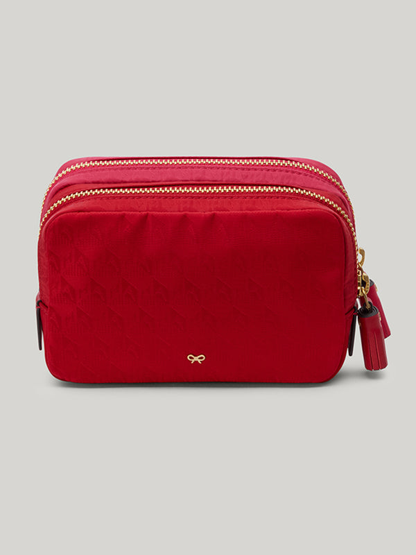 Anya Hindmarch Organiser Duo Pouch in Magenta