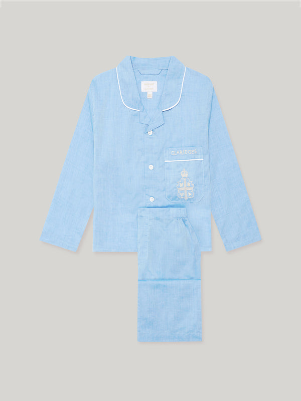 Claridge’s Men’s Pyjamas - Blue