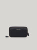 The Anya Hindmarch small make up pouch is perfect to carry your everyday essentials. Made from durable, monogrammed nylon, its spacious silhouette is split into two compartments, so you can keep your brushes safely stored and separate from your creams, blushers and bronzers in the second pocket.