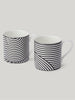 Claridge's x Richard Brendon Marion Dorn Set of 2 Mugs – Black & White