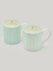 Claridge's Set of Two Jade Arch Mugs