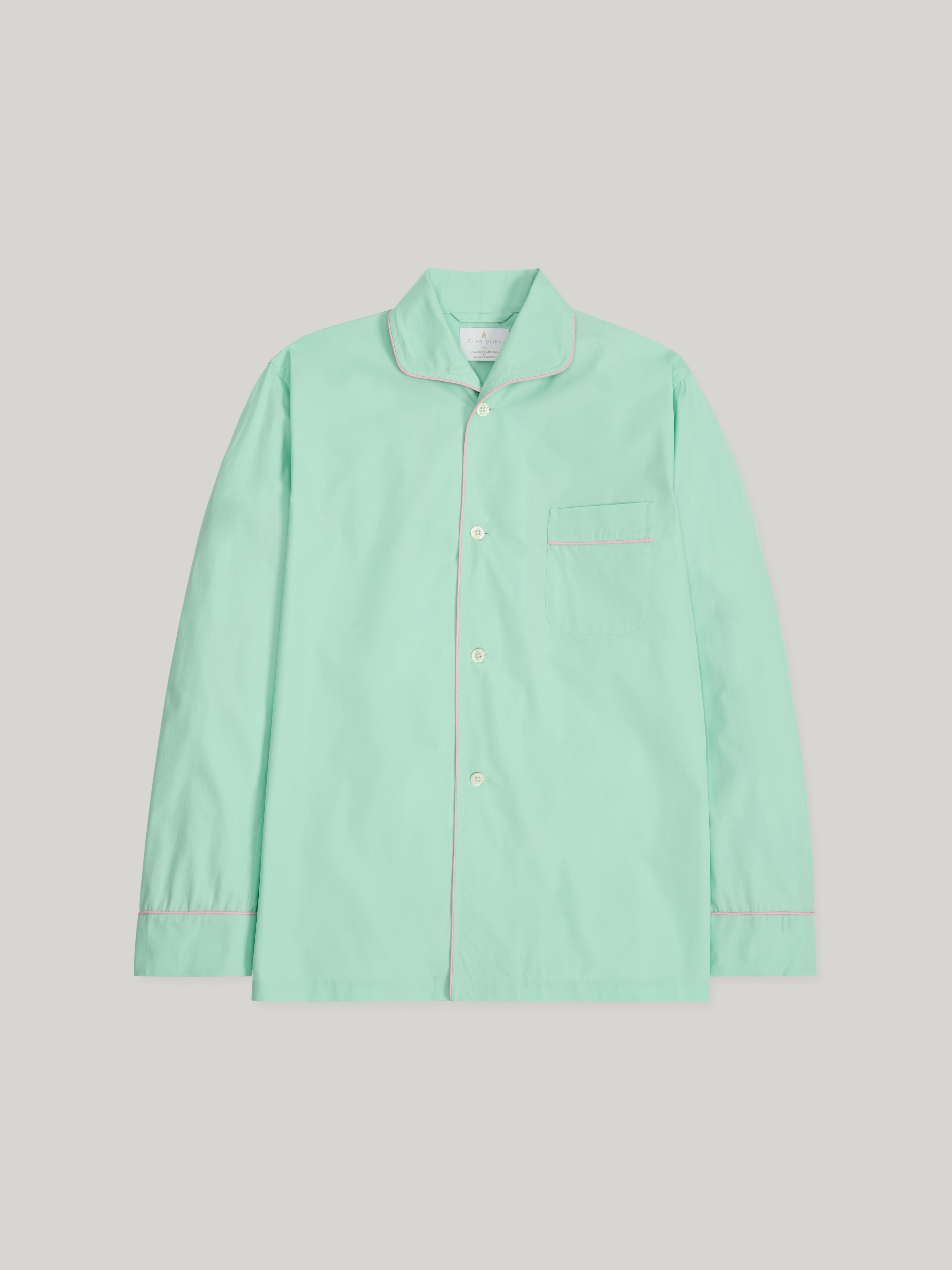 Claridge's x Anderson & Sheppard Men's Jade Pyjama Set