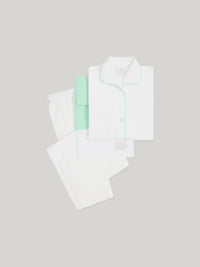 Claridge's x Anderson & Sheppard Women's White Pyjama Set