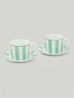 Claridge's Foyer Tea Cup & Saucer Set of Two
