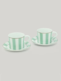 Claridge's Foyer Tea Cup & Saucer Set of Two