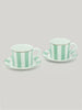 Claridge's Foyer Tea Cup & Saucer Set of Two