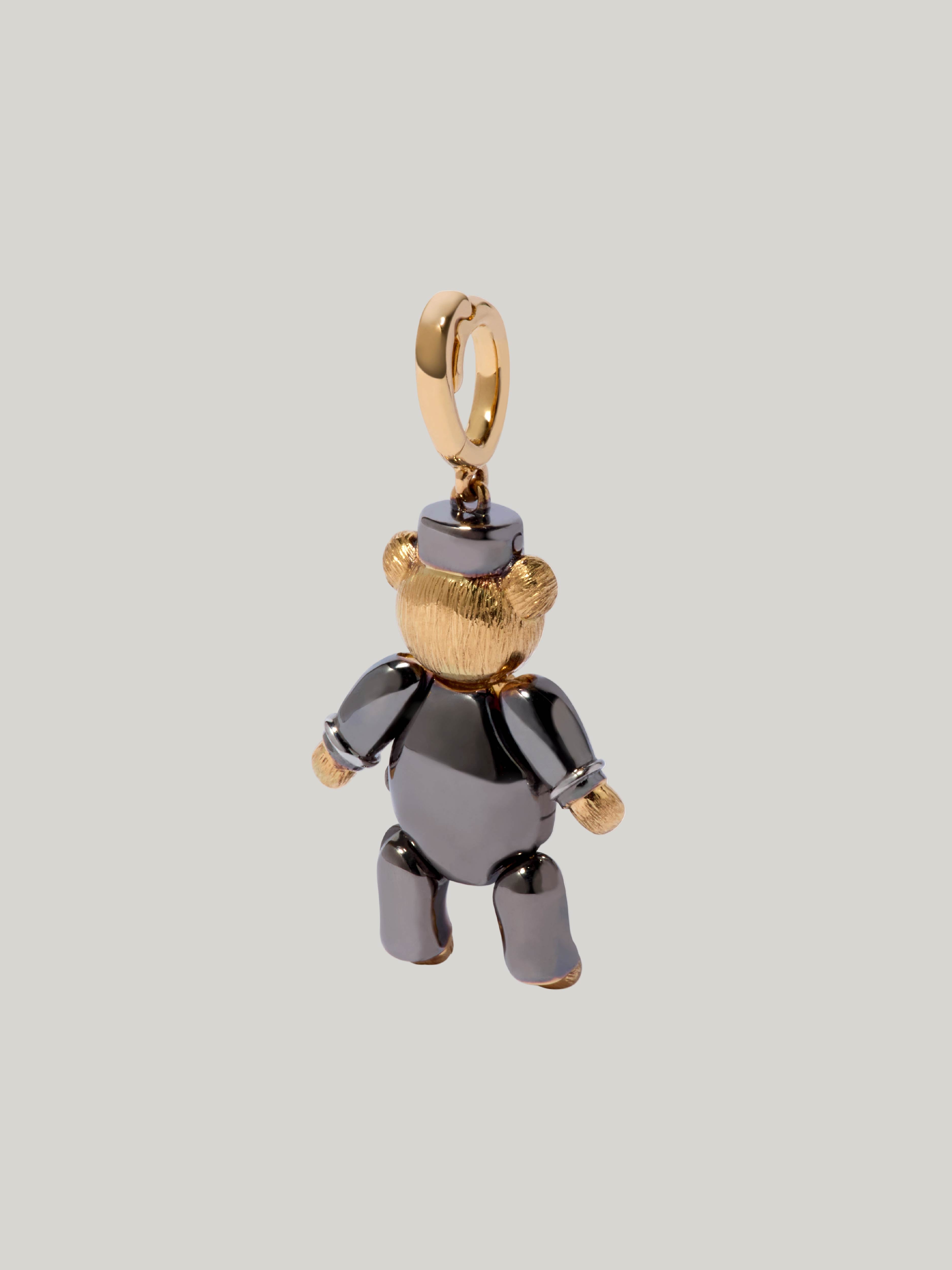 Claridge's x Annoushka 18ct Gold Bell Boy Teddy Charm Pendant