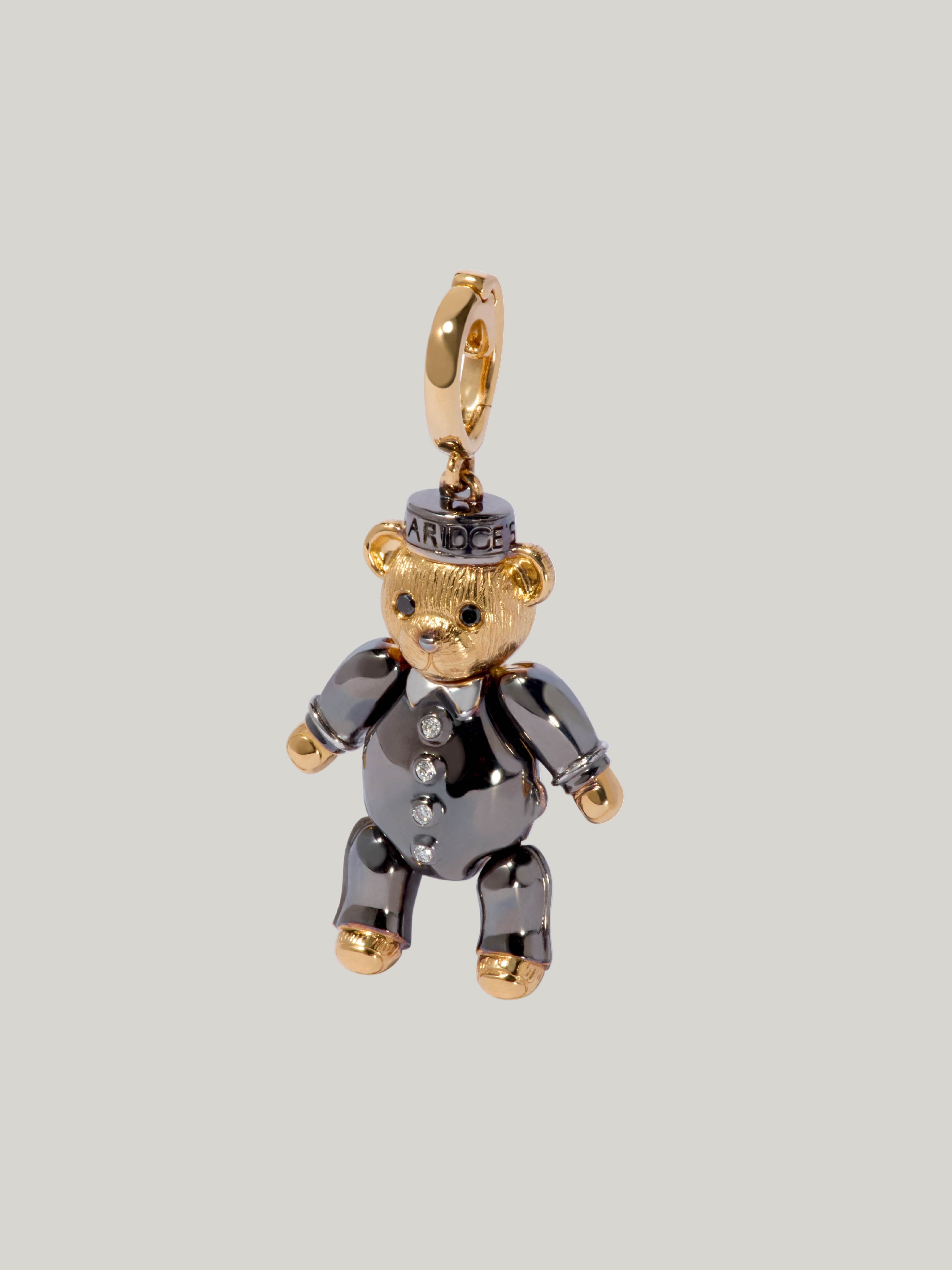 Claridge's x Annoushka Bell Boy Teddy Charm Pendant
