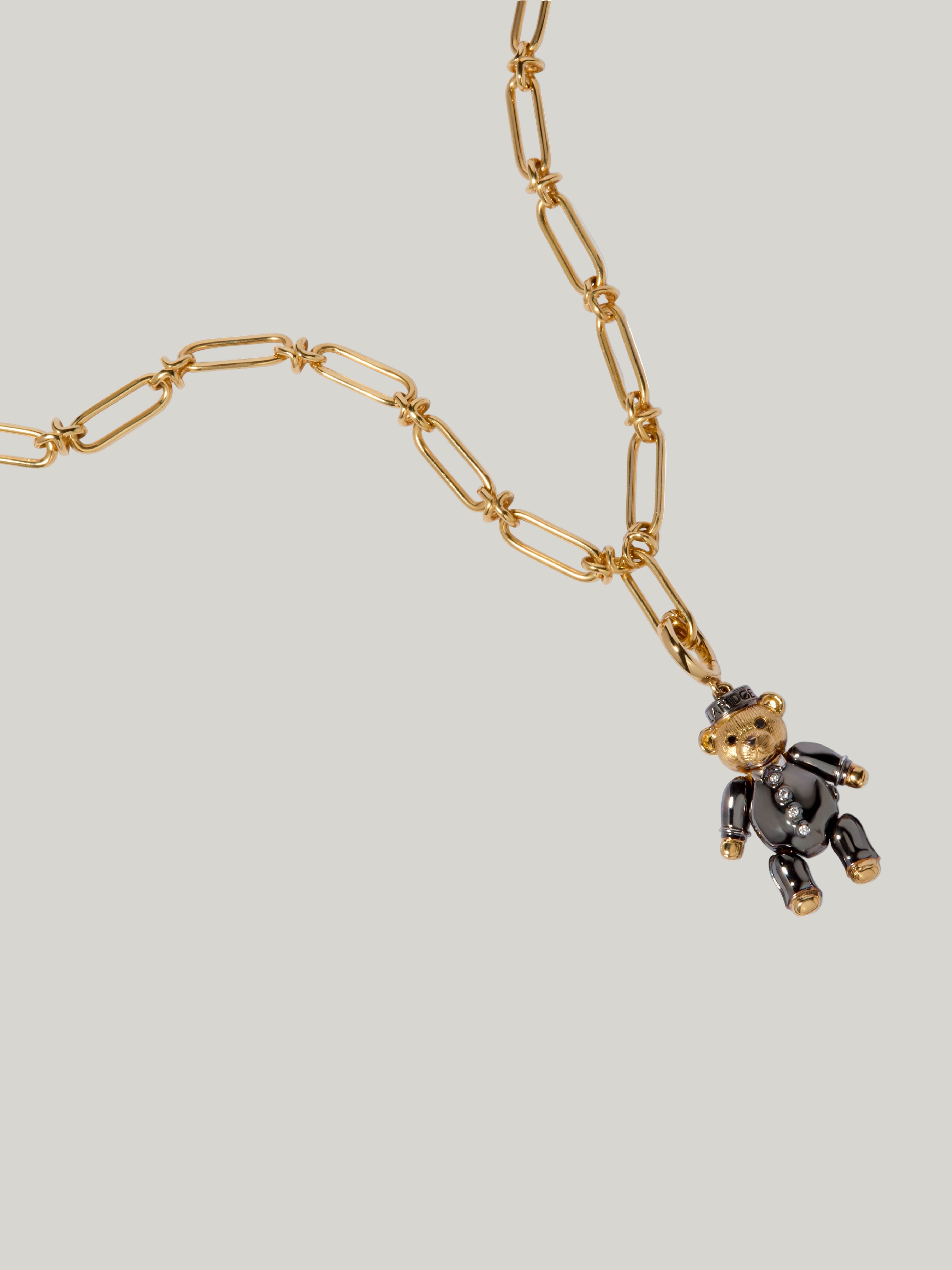 Claridge's x Annoushka Bell Boy Teddy Charm Pendant