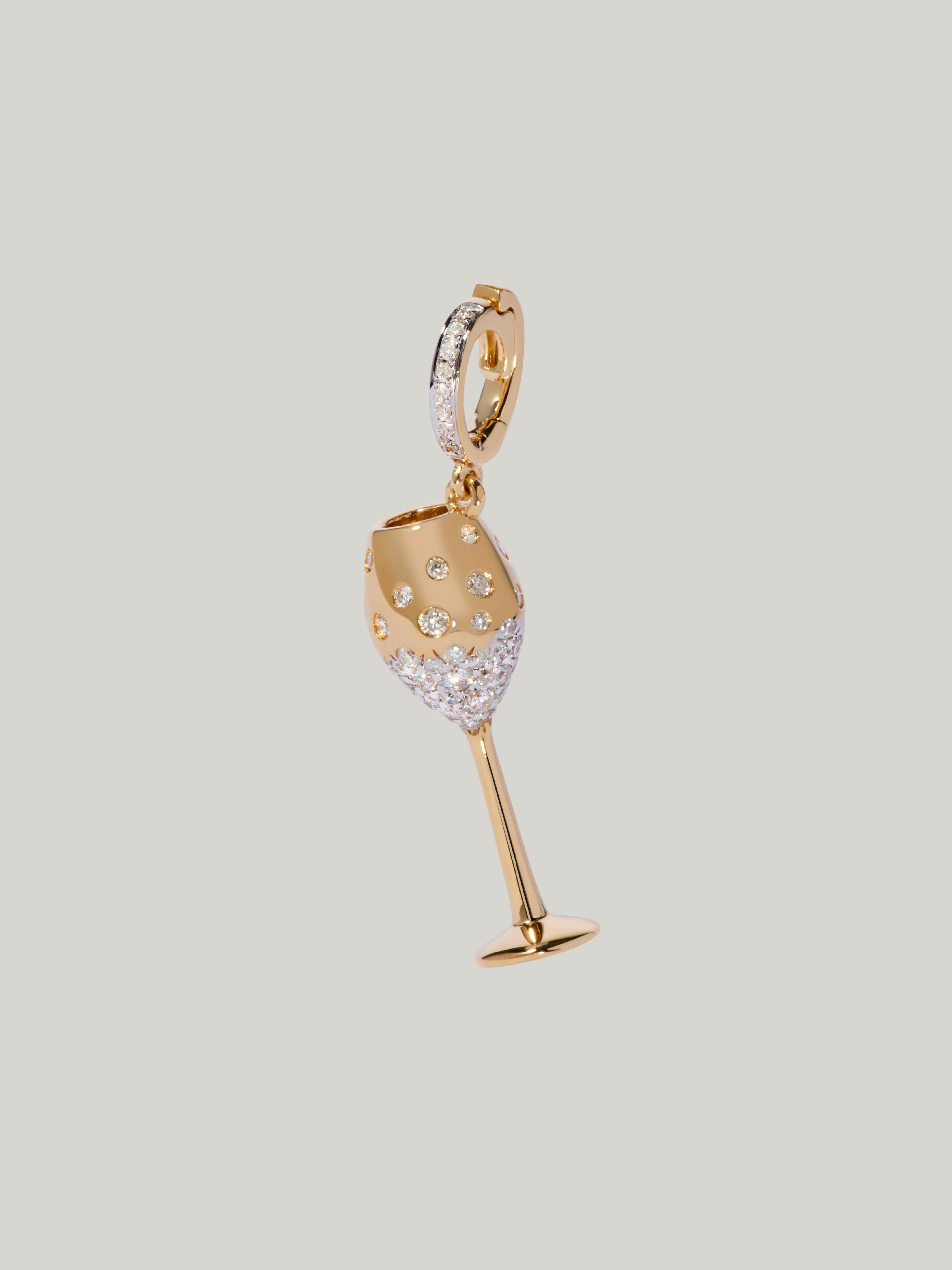 Claridge's x Annoushka Champagne Flute Charm Pendant