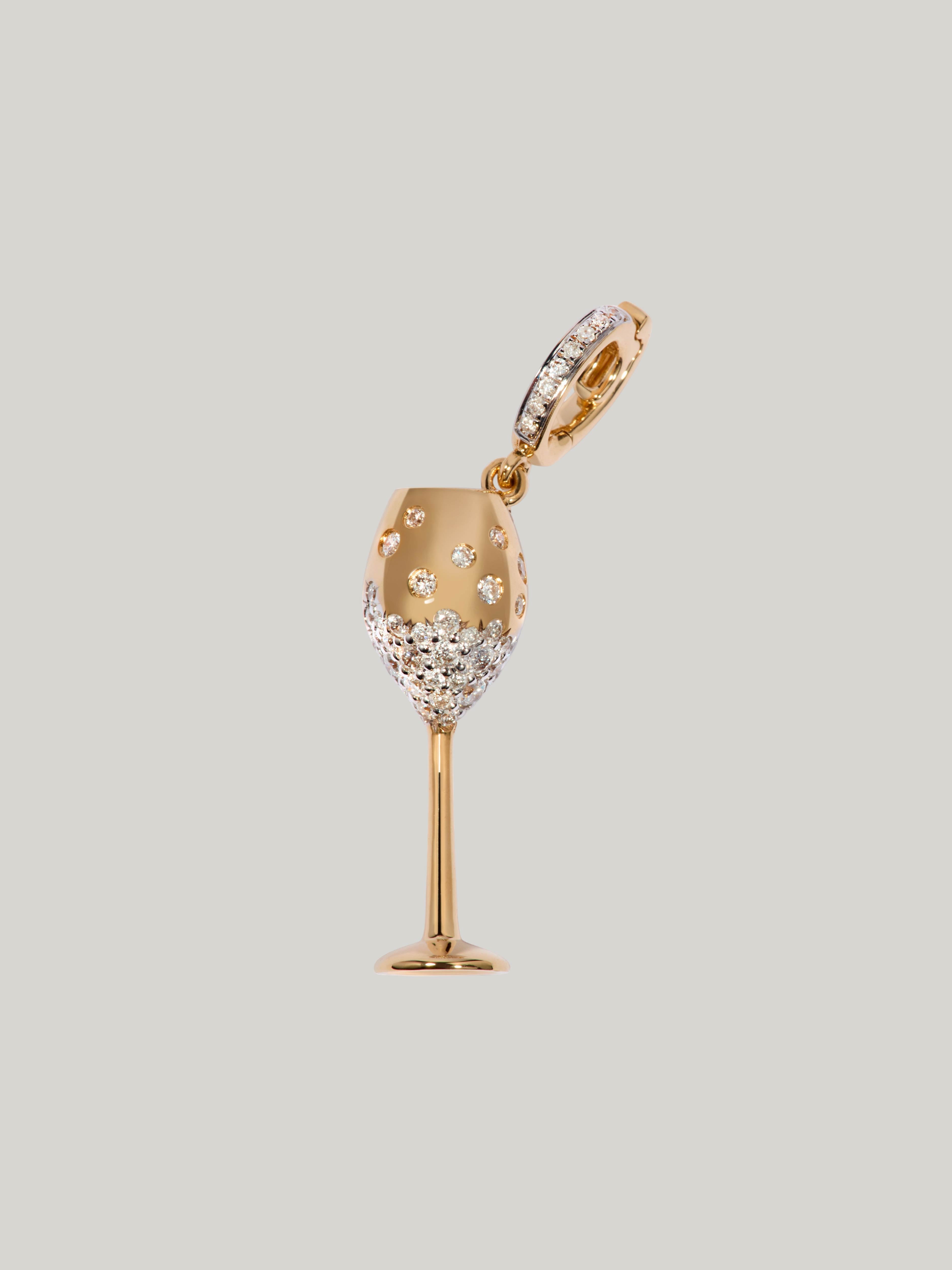 Claridge's x Annoushka Champagne Flute Charm Pendant