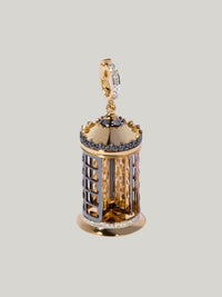 Claridge's x Annoushka 18ct Gold Revolving Door Charm Pendant