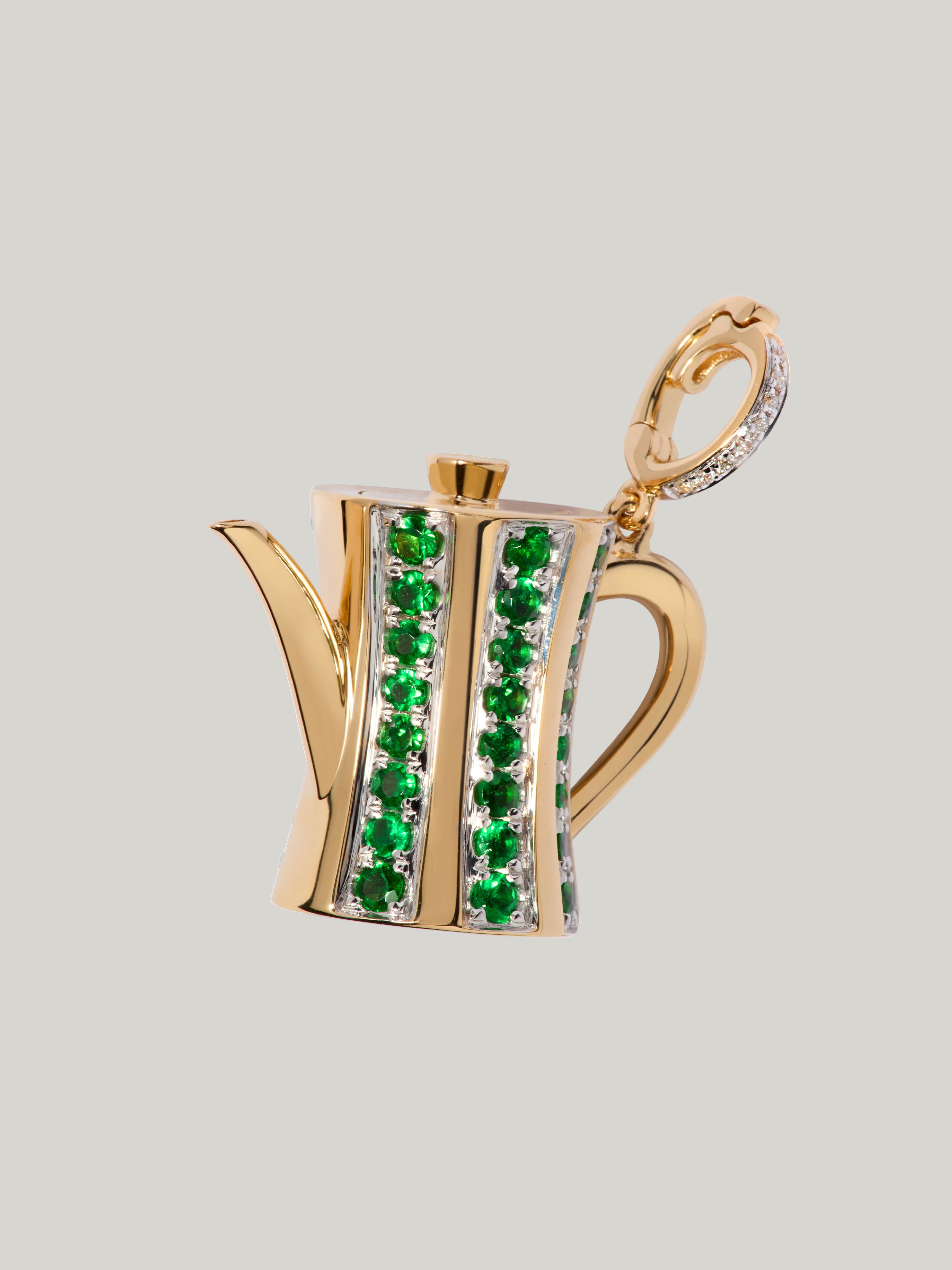 Claridge's x Annoushka Foyer Teapot Charm Pendant