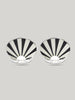 Claridge's Enamel Art Deco Sterling Silver cufflinks