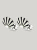 Claridge's Enamel Art Deco Sterling Silver cufflinks