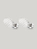 Claridge's Art Deco Engraved Sterling Silver cufflinks