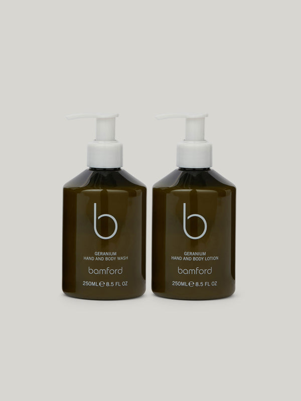Bamford Geranium Duo Gift Set