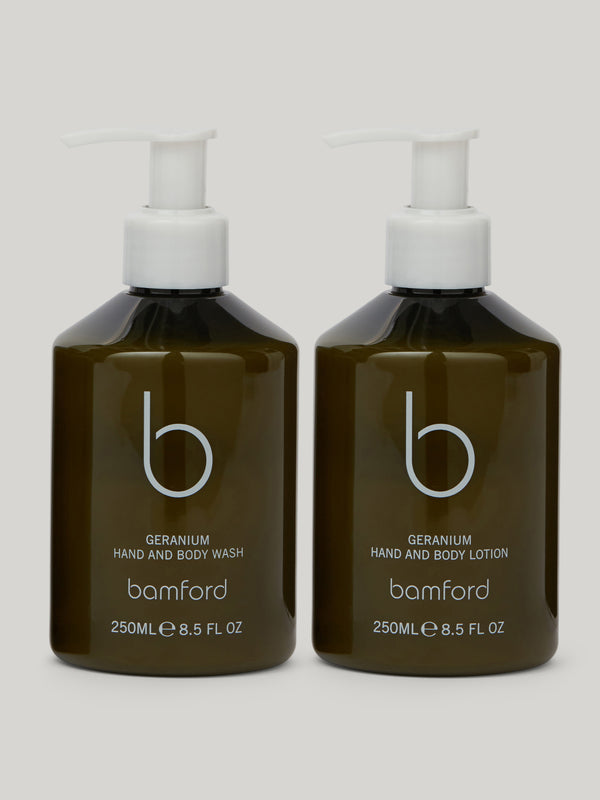 Bamford Geranium Duo Gift Set