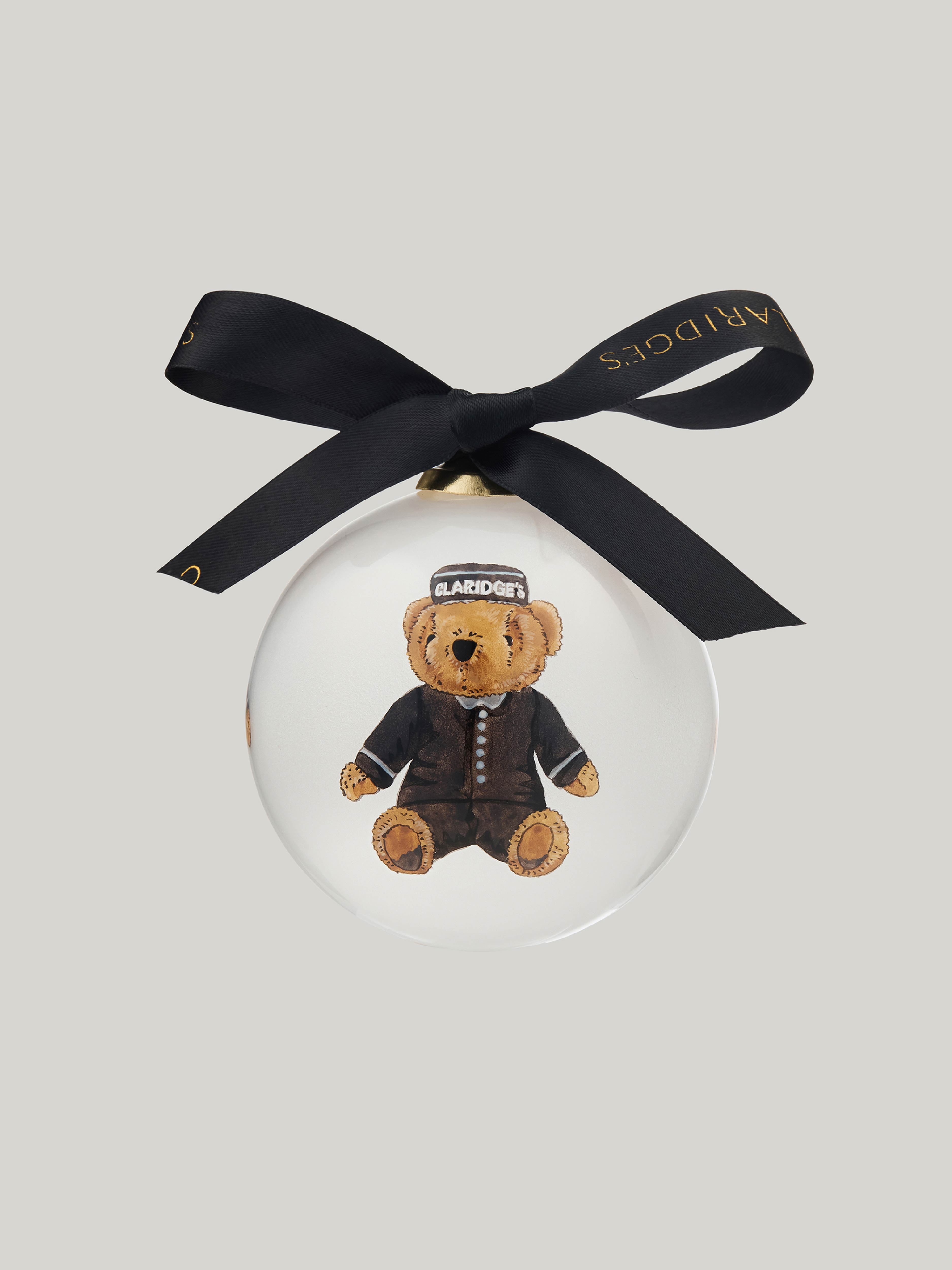 Claridge's Bell Boy Teddy Bauble