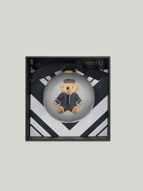 Claridge's Bellboy Teddy Bauble