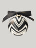 Claridge's Black & White Set of 4 Christmas Baubles