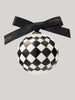 Claridge's Black & White Set of 4 Christmas Baubles