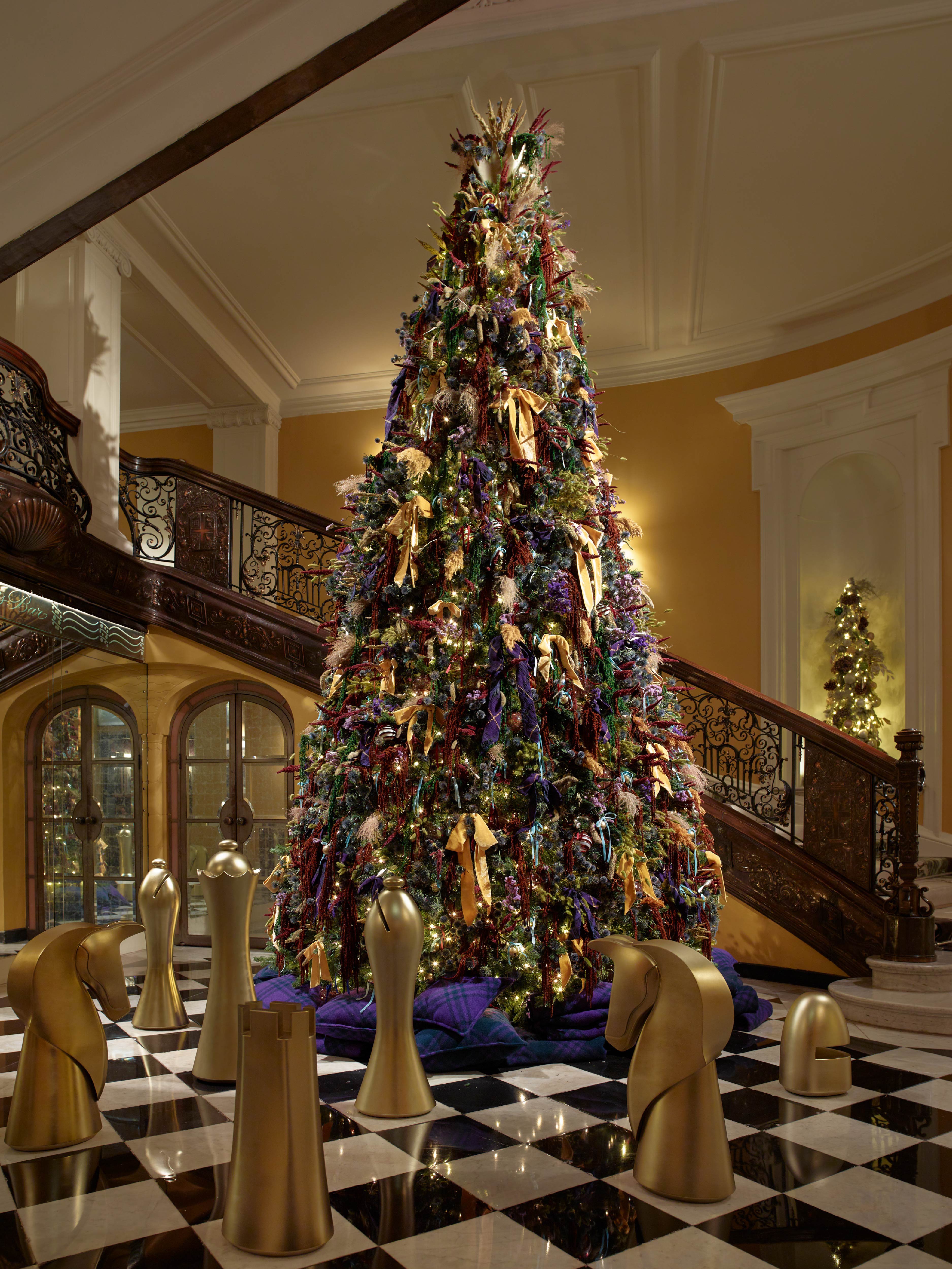 Claridge's x Burberry Teddy Christmas Bauble