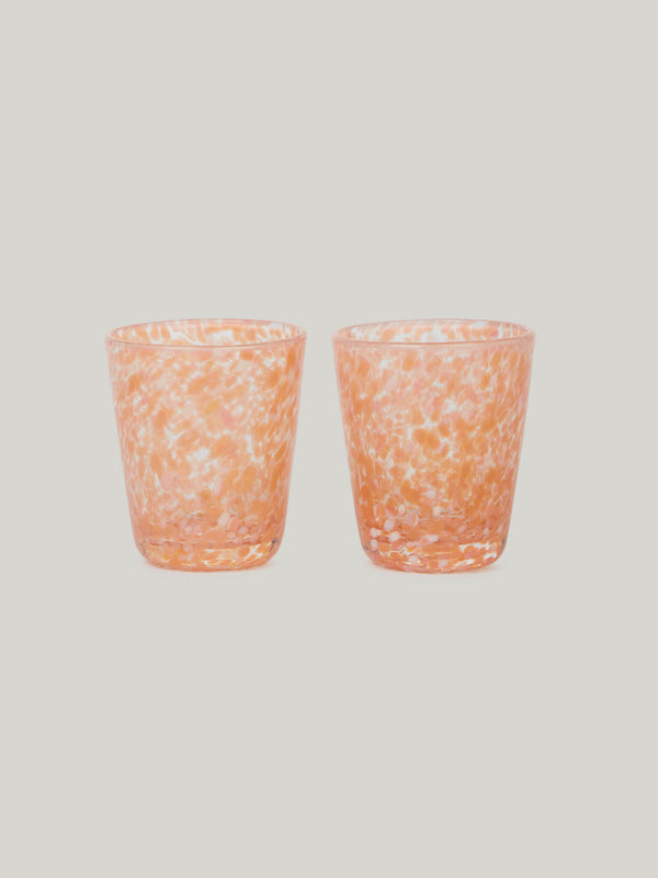 Claridge's x CURIO Peach Tumbler Set
