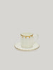 Claridge's Signature Set of Four Espresso Cups & Saucers