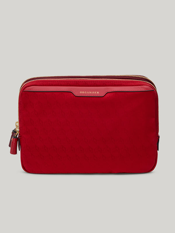 Anya Hindmarch A5 Organiser Duo Pouch in Red