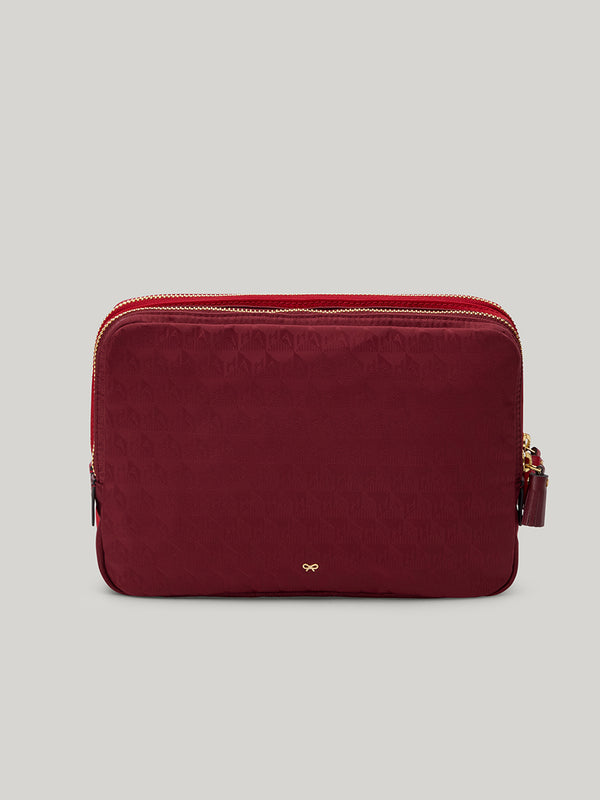 Anya Hindmarch A5 Organiser Duo Pouch in Red