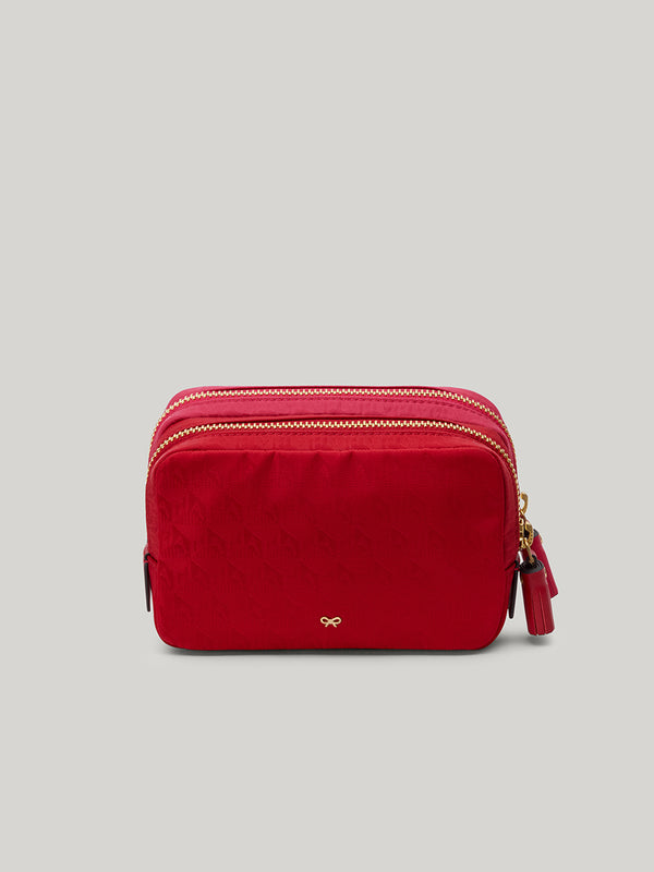 Anya Hindmarch Organiser Duo Pouch in Magenta