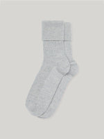 Claridge's Women's Grey Cashmere Socks