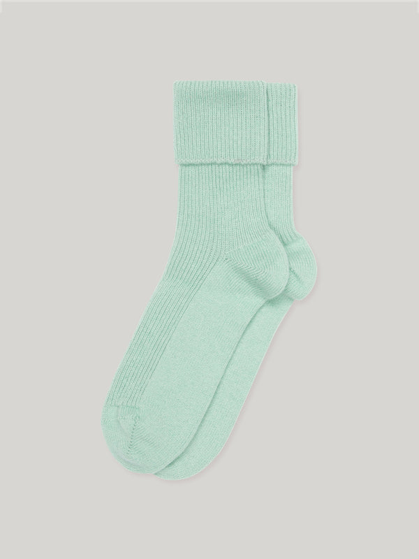 Claridge's Women's Jade Cashmere Socks