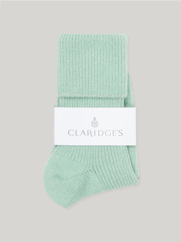 Claridge's Women's Jade Cashmere Socks