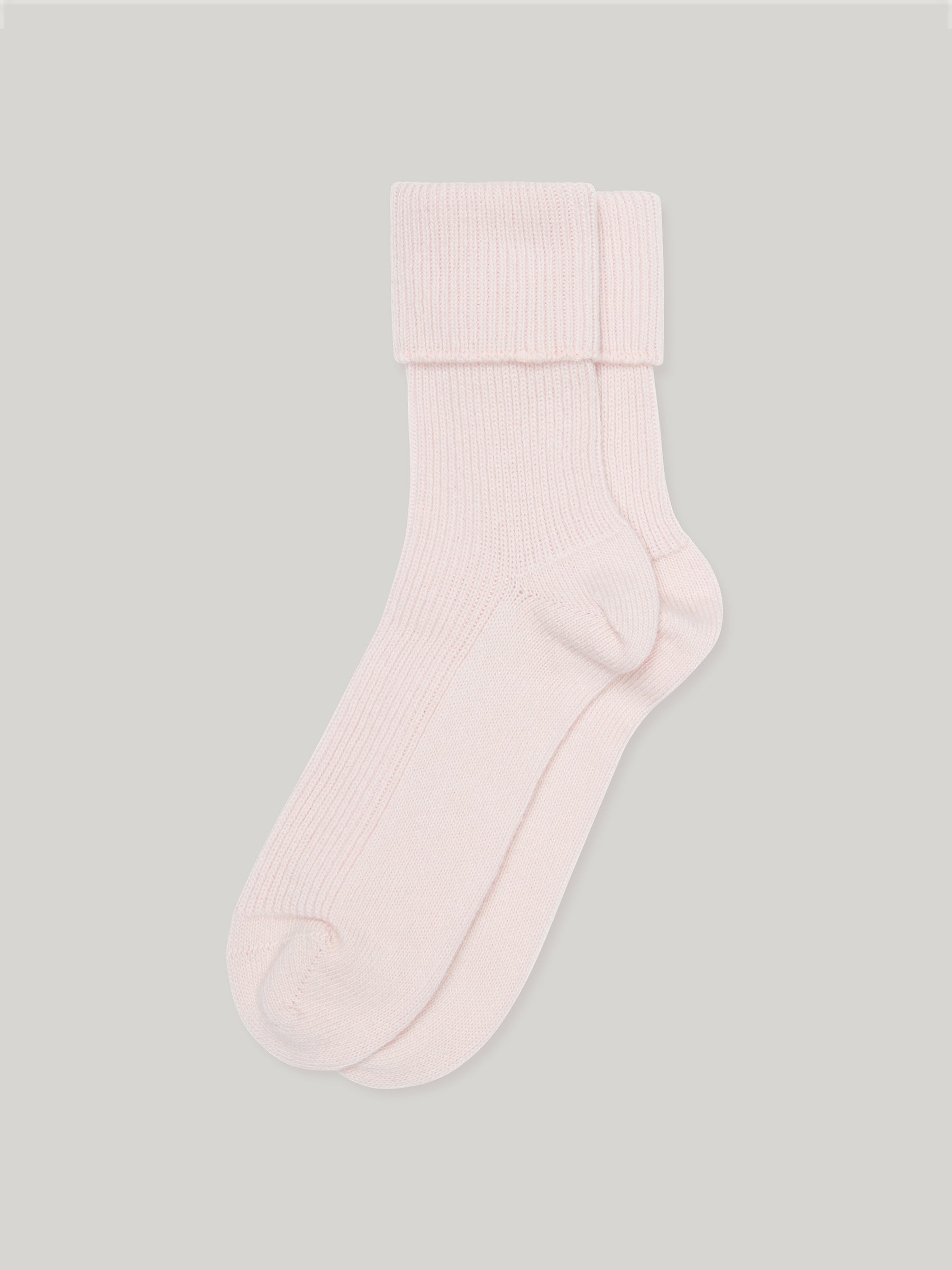 Claridge's Women's Pink Cashmere Socks