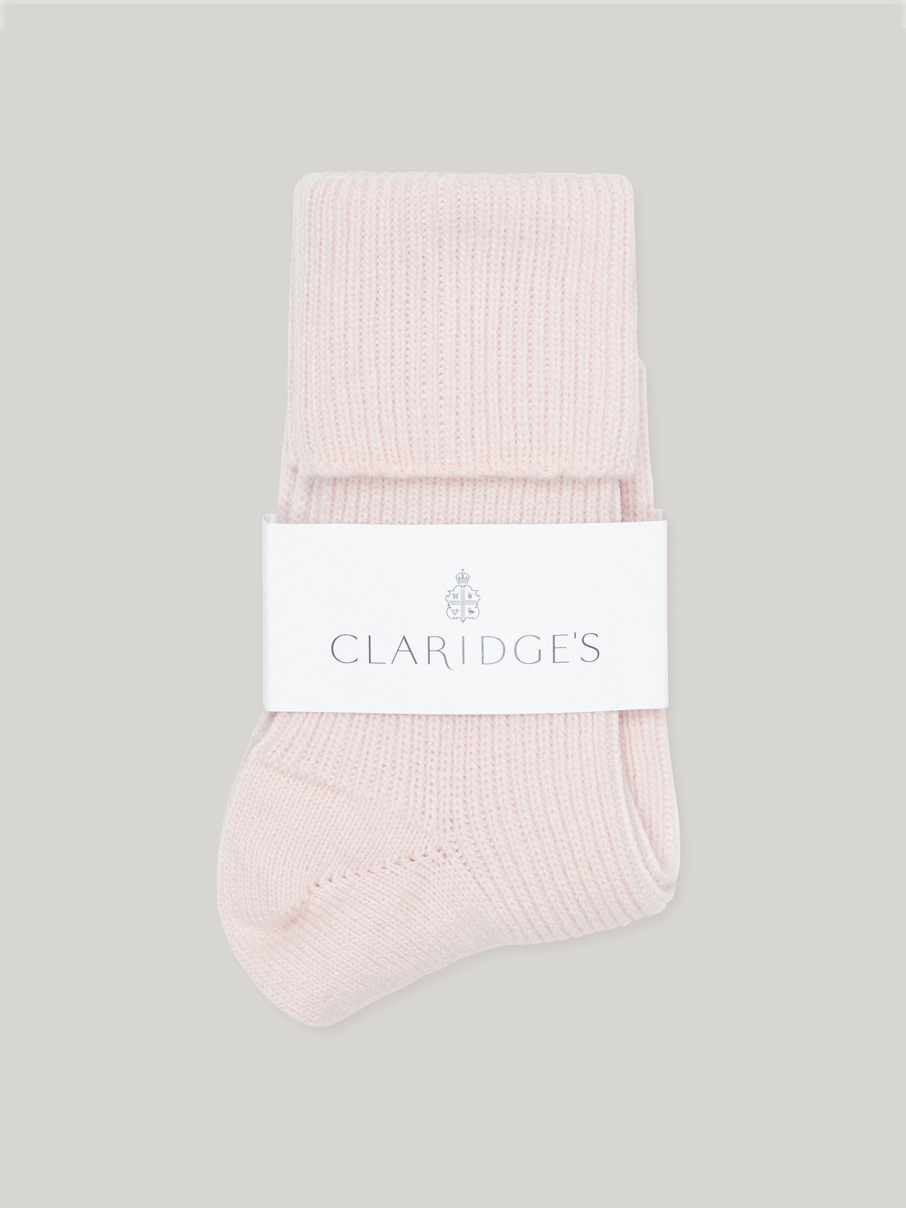 Claridge's Women's Pink Cashmere Socks