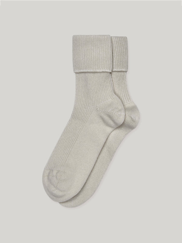 Claridge's Women's Stone Cashmere Socks