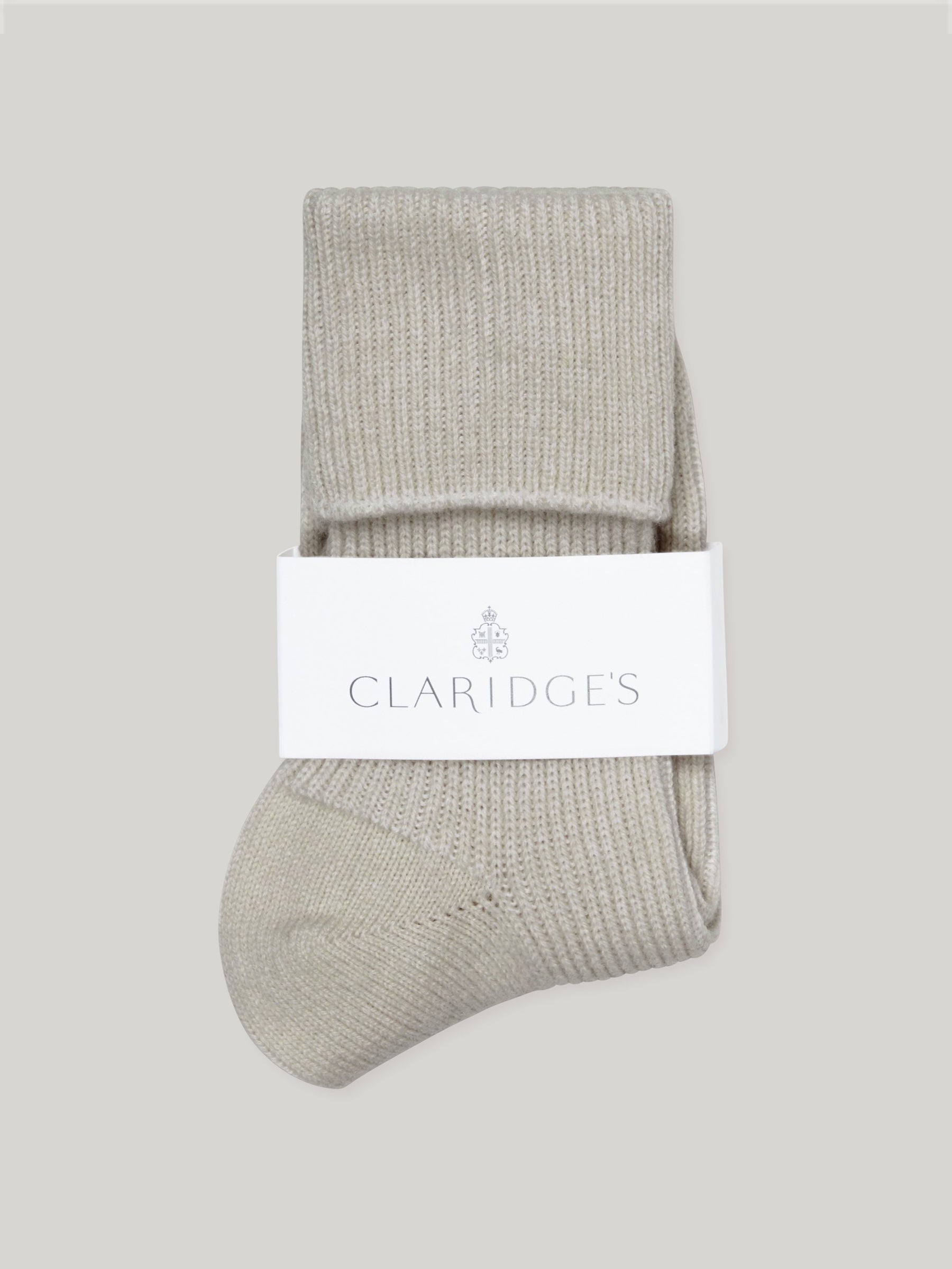 Claridge's Women's Stone Cashmere Socks