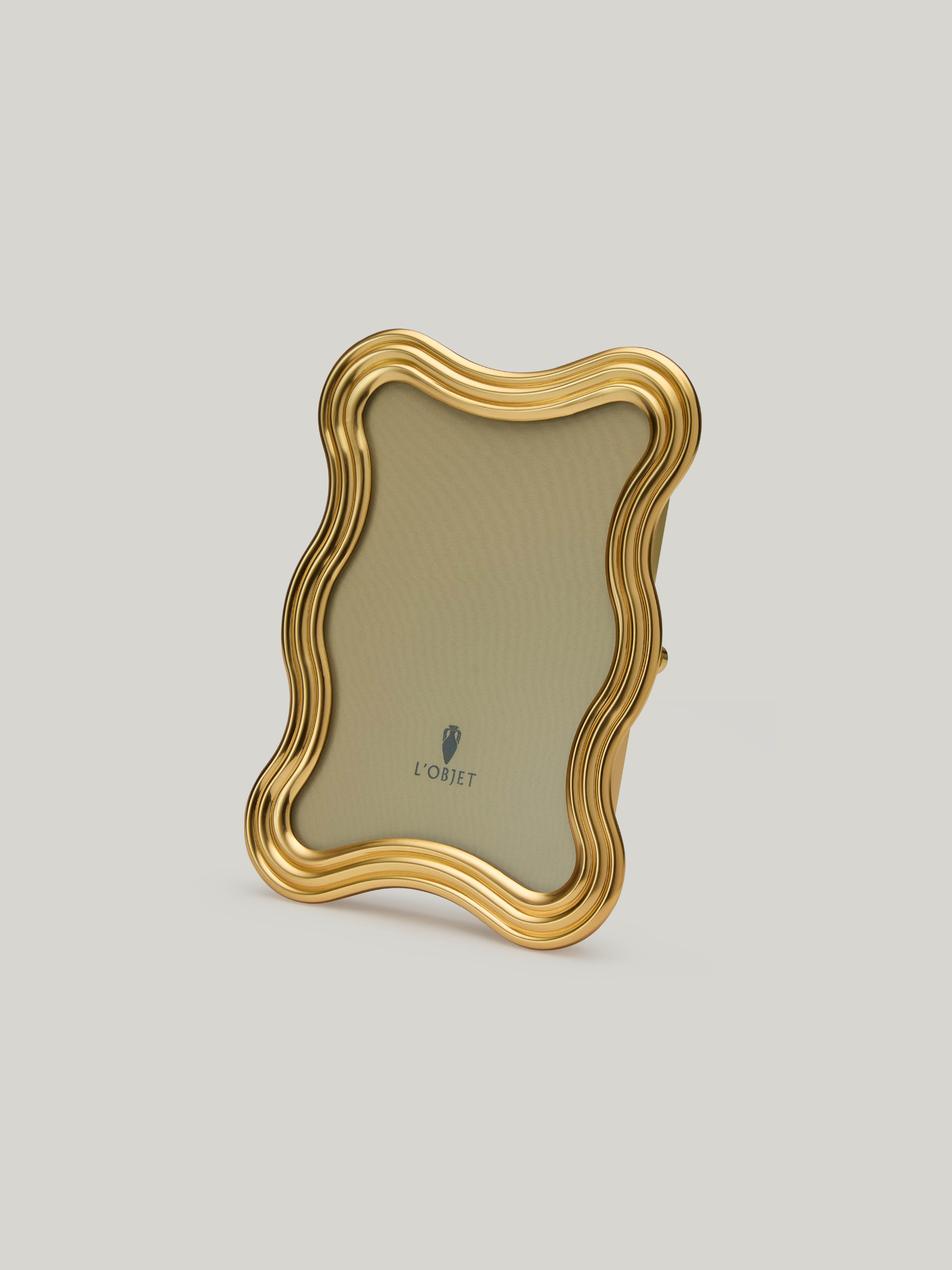 Gold Ripple Picture Frame
