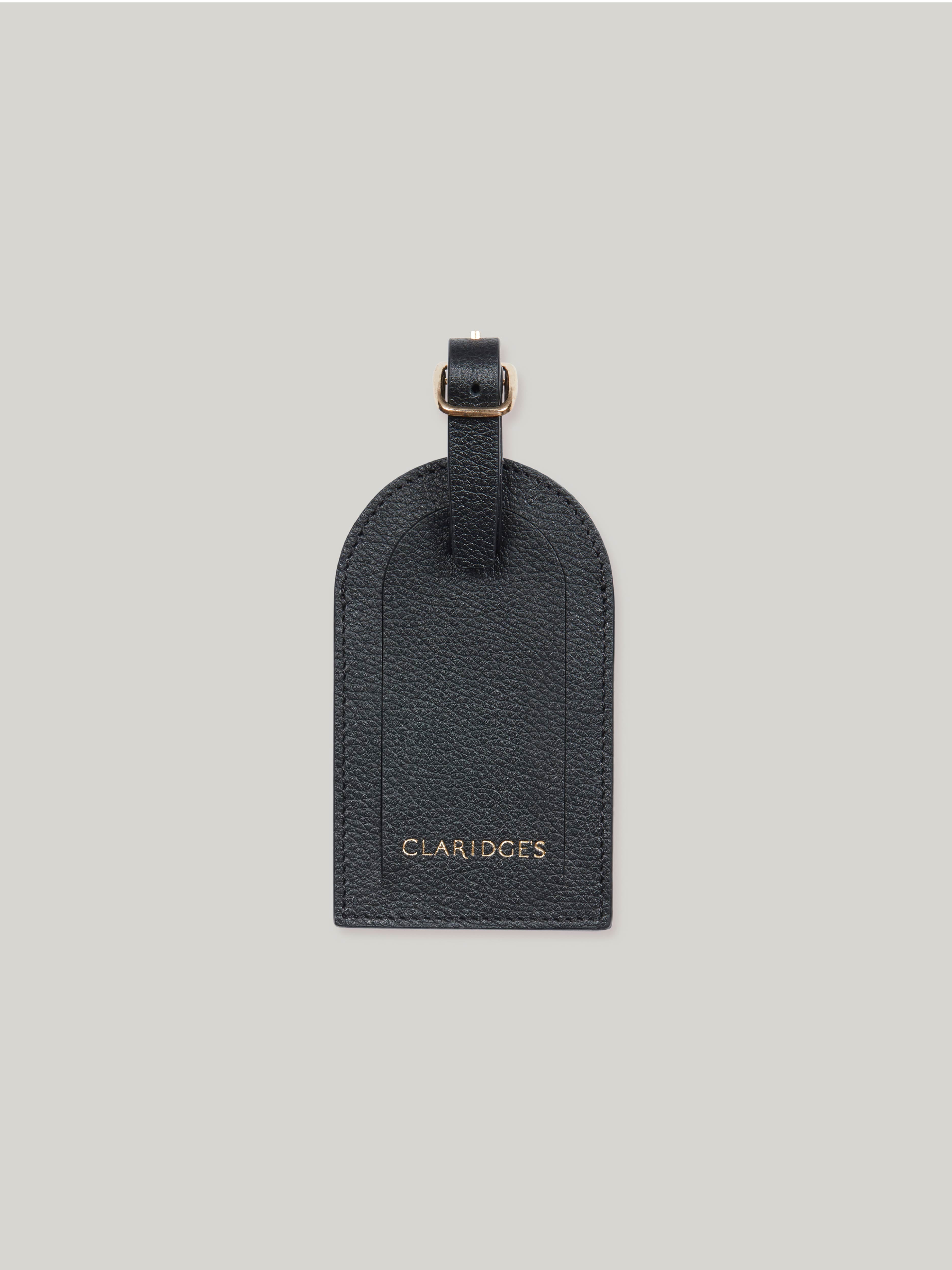 Claridge's Leather Luggage Tag